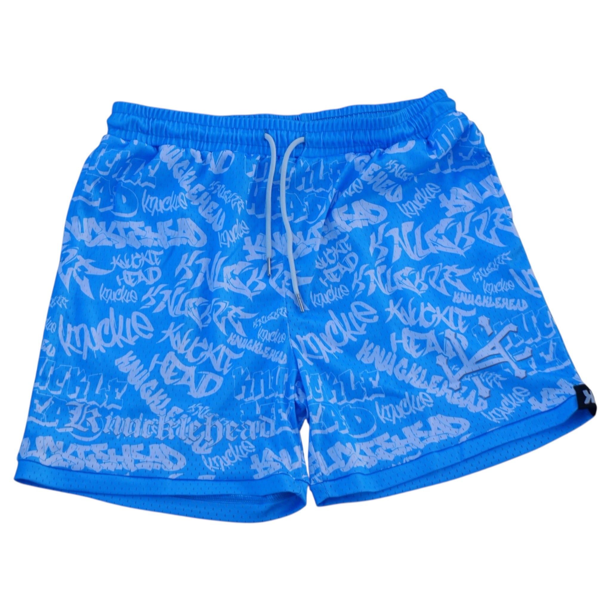 Graffiti Shorts (Baby Blue) – KNUCKLEHEAD LA