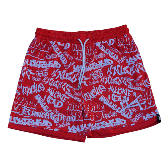 Graffiti Shorts (Red)