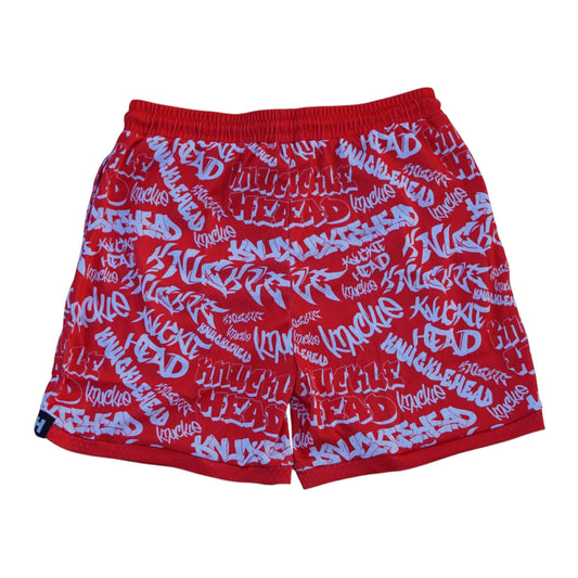 Graffiti Shorts (Red)
